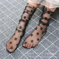 Wholesale woman fashion summer crystal lace socks